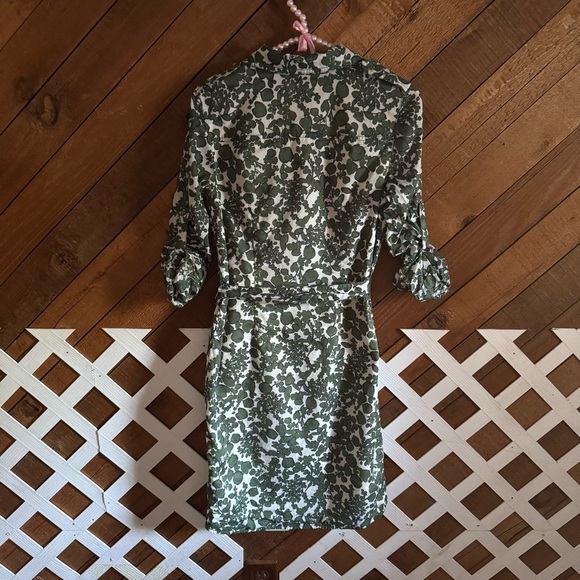 Tory Burch Brigette dress in Vine with tie size 0 - Picture 2 of 16